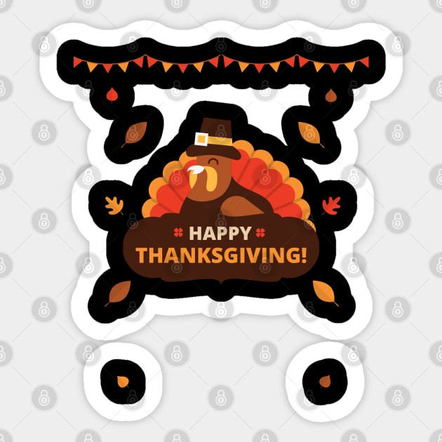Happy Thanksgiving Sticker by baha2010